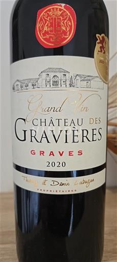 Bordeaux Graves Château Gravières 2020