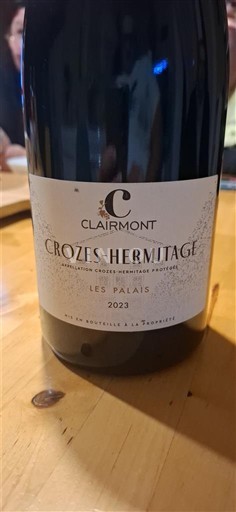 Rhône-dalen Crozes-Hermitage Clairmont Les Palais 2023