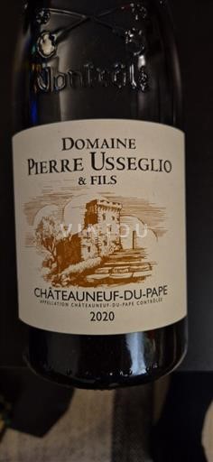 Vale do Ródano Châteauneuf-du-Pape Domaine Pierre Usseglio & Fils 2020