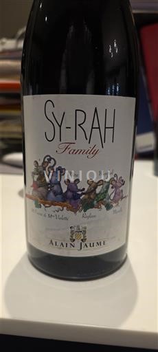 Vallée du Rhône Alain Jaume Sy-Rah Family 2021