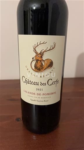 Bordeaux Lalande-de-Pomerol Château S Cerfs Grande Réserve 2021
