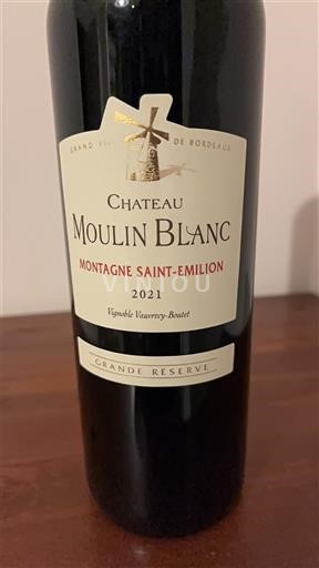 Bordeaux Montagne-Saint-Émilion Château Moulin Blanc Grande Réserve 2021