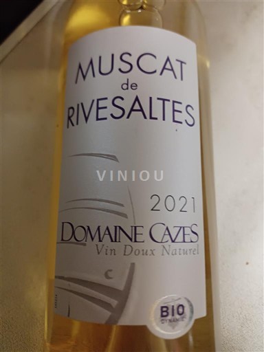 Roussillon Muscat de Rivesaltes Domaine Cazes 2021