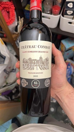 Bordeaux Saint-Émilion Grand Cru Grand Cru Château Condat 2022