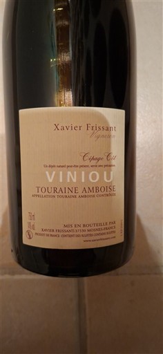 Vallée de la Loire Touraine-amboise Xavier Frissant Clypéa Côt 2020