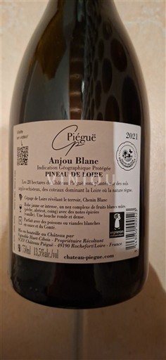Alsace Pinot blanc Château Piégué 2021