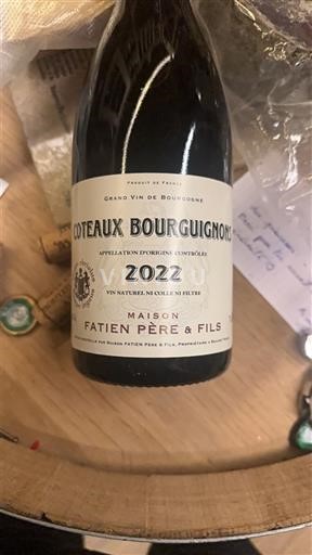 Bourgogne Bourgognebackar Maison Fatien Père & Fils 2022