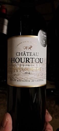 Bordeaux Côtes de Bourg Château Hourtou 2016