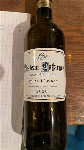 Bordeaux Pessac-Léognan Château Lafargue Alexandre 2020