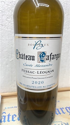 Burdeos Pessac-Léognan Château Lafargue Alexandre 2020