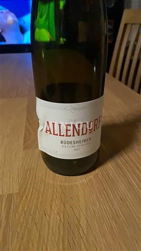 Rheingau Rüdesheim Allendorf 2021