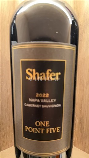 Kalifornialaiset AVA:t Napa Valley Shafer One Point Five 2022