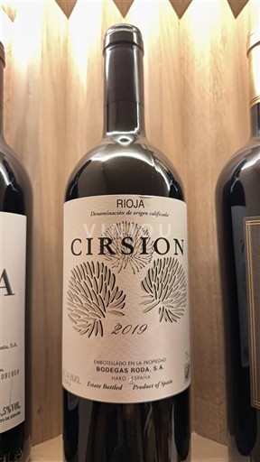 La Rioja rioja Bodegas Roda Cirsion 2019