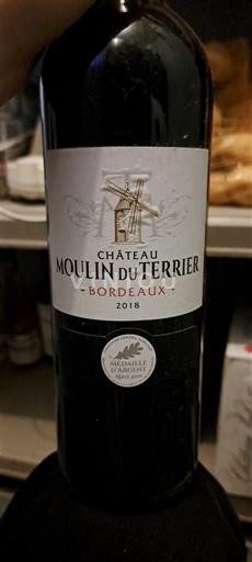 Bordeaux Château Moulin du Terrier 2018