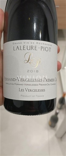 Burgundia Pernand-Vergelesses Premier Cru Laleure-Piot Les Vergelesses 2018