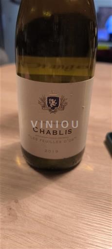 Burgundy Chablis Les Feuilles d'Or 2018