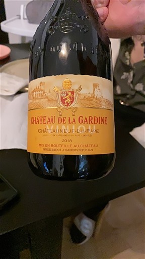 Thung lũng Rhône Châteauneuf-du-pape Château La Gardine 2018