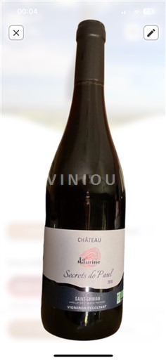 Languedoque Saint-Chinian Domaine La Maurine Secrets de Paul 2022