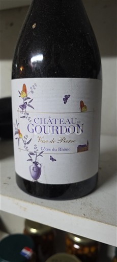 Rhônedalen Côtes du Rhône Château Gourdon Vase de Pierre 2018