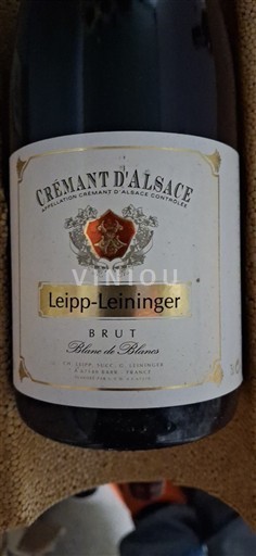 Alsace Alsace-kuohuviini Leipp-Leininger Blanc de Blancs Ei vuosikertaa