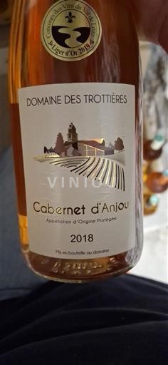 Vallée de la Loire Cabernet-d'anjou Domaine S Trottières 2018