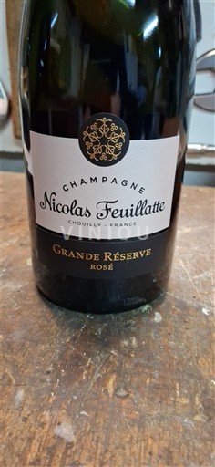 Champagne Sâm-panh Nicolas Feuillatte Grande Réserve Rosé Không niên vụ