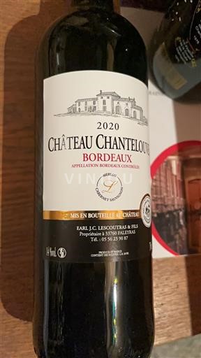 Bordeaux Château Chantelouve 2020