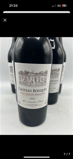 Bordeaux Saint-Émilion Grand Cru Grand Cru Château Bouquey 2021
