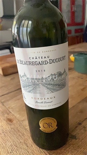 Bordeaux Château Beauregard-Ducourt 2018