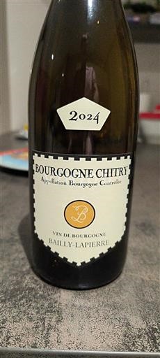 Burgundsko Bourgogne Chitry Bailly-Lapierre 2024