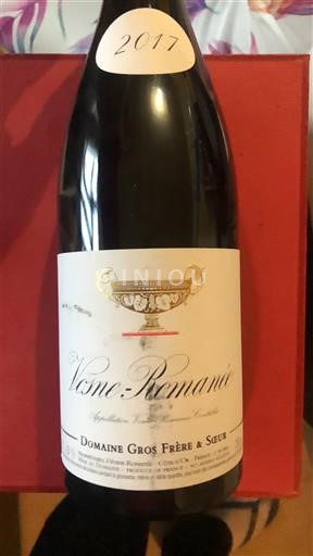 Burgund Vosne-Romanée Domaine Gros Frère & Sœur 2017