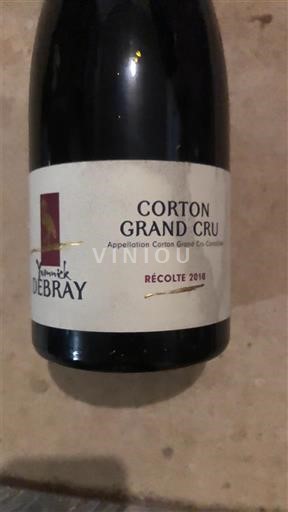 Burgundy Corton Grand Cru Domaine Yannick Debray 2018