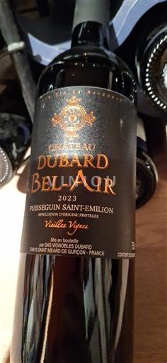 Bordeaux Puisseguin-saint-émilion Château Bard Bel Air Vieilles Vignes 2023