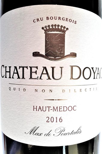 Bordeaux Haut-Médoc Château Doyac Cru Bourgeois 2016