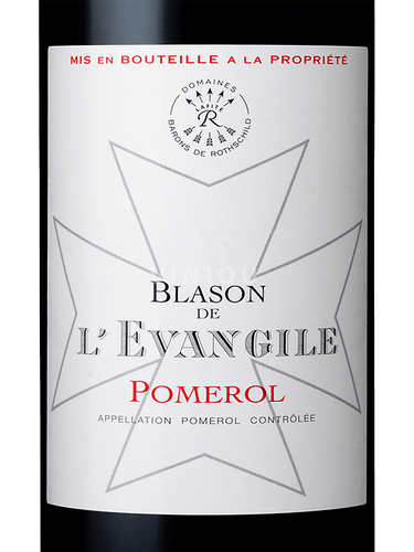 Bordeaux Pomerol Château L'Évangile Blason de L’Evangile Pomerol 2016