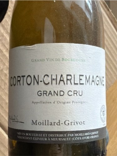 Bourgogne Corton-Charlemagne Grand Cru Moillard-Grivot Corton Charlemagne Grand Cru 2011