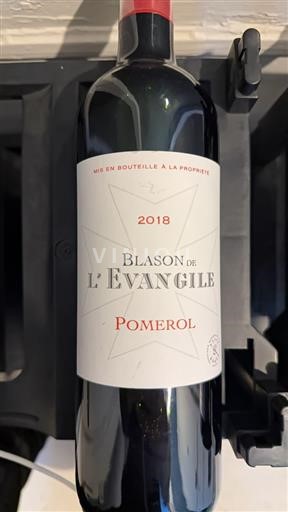 Bordeaux Pomerol Château L'Évangile Blason de L’Evangile Pomerol 2018