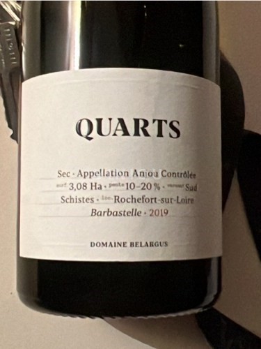 Loiredalen Anjou Domaine Belargus Treilles 2019