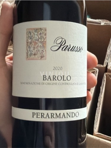 Piemont Barolo Parusso Perarmando Barolo 2020