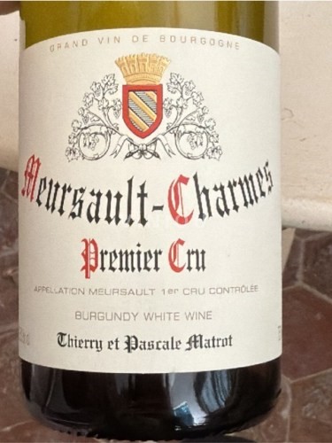 Burgundija Meursault Premier Cru Matrot Meursault-Blagny 1er Cru 2022