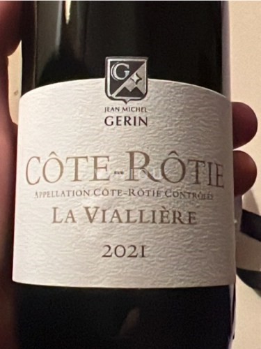 Vallée du Rhône Côte-rôtie Jean-Michel Gerin La Viallière Côte-Rôtie 2021