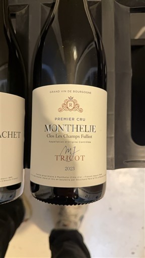 Burgundy Monthélie Premier Cru MJ Tricot Monthelie Premier Cru 'Clos Les Champs Fulliot' 2023
