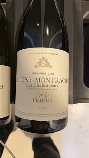 Bourgondië Puligny-Montrachet Premier Cru MJ Tricot Puligny Montrachet Premier Cru 'Les Chalumeaux' 2023