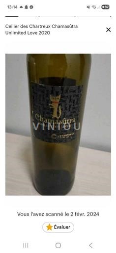 Languedoc et Roussillon Coteaux du Pont du Gard Cellier des Chartreux Chamasûtra Unlimited Love 2020