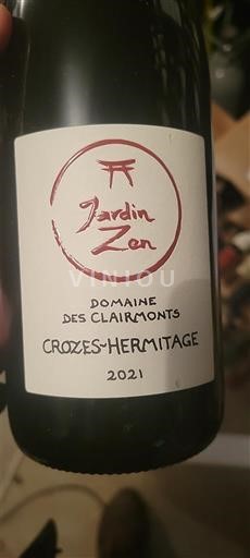 Rhône-dalen Crozes-Hermitage Domaine S Clairmonts Jardin Zen 2021