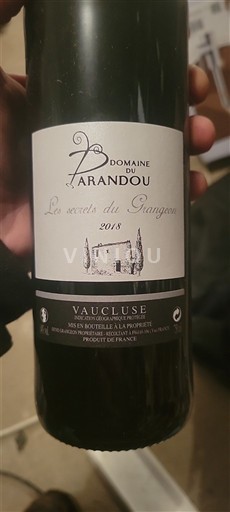 Provence, Ala-Rhônen laakso, Korsika Vaucluse Domaine Tarandou Les secrets du Grangeon 2018