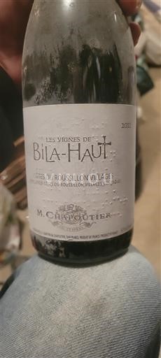 Roussillon Côtes du Roussillon Villages M. Chapoutier Les Vignes de Bila-Haut 2011