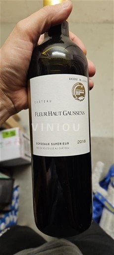 Burdeos Bordeaux superior Château Fleur Haut Gaussens 2018