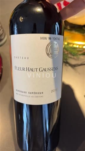 Burdeos Bordeaux superior Château Fleur Haut Gaussens 2018