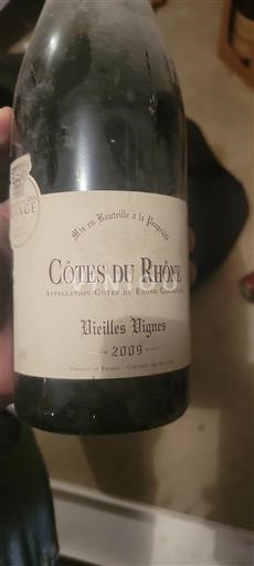Rhônen laakso Côtes-du-rhône Vieilles Vignes 2009